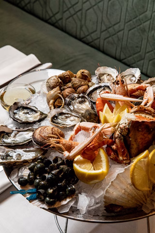 Plateau de fruits de mer frais