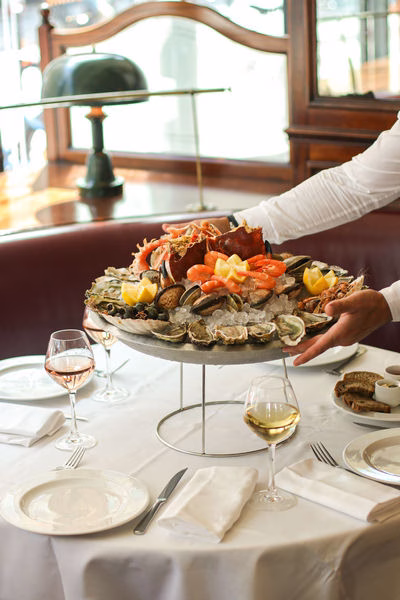Plateau de fruits de mer élégant