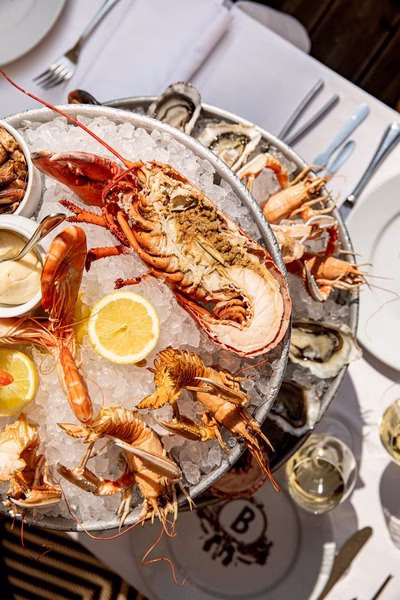 Plateau de fruits de mer frais langouste BOFINGER