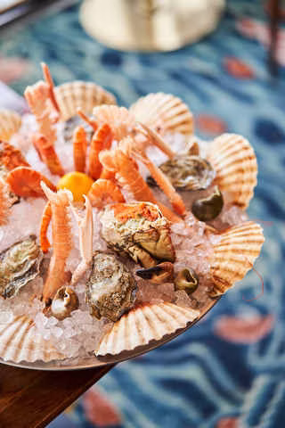 Plateau de fruits de mer frais